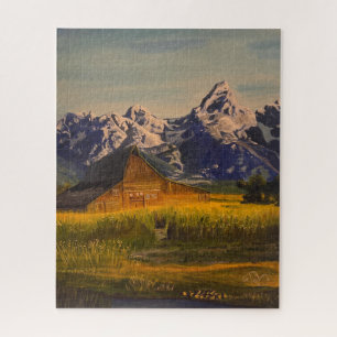 Mountain Barn, by Gary Poling Jigsaw Puzzle