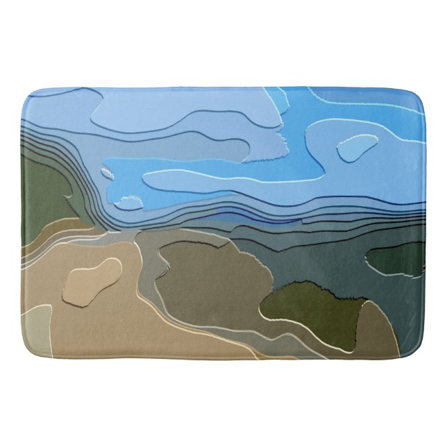 MOUNTAIN BATH MAT (Front)