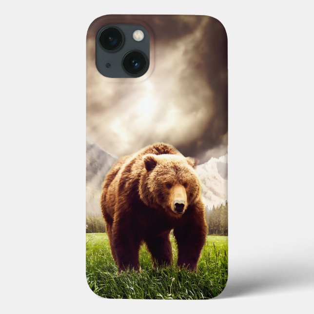 Mountain Bear Case-Mate iPhone Case (Back)