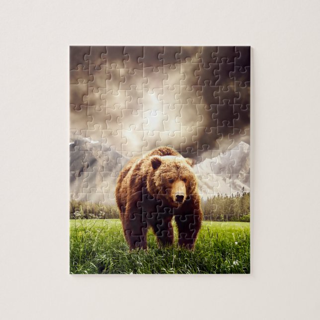 Mountain Bear Jigsaw Puzzle (Vertical)