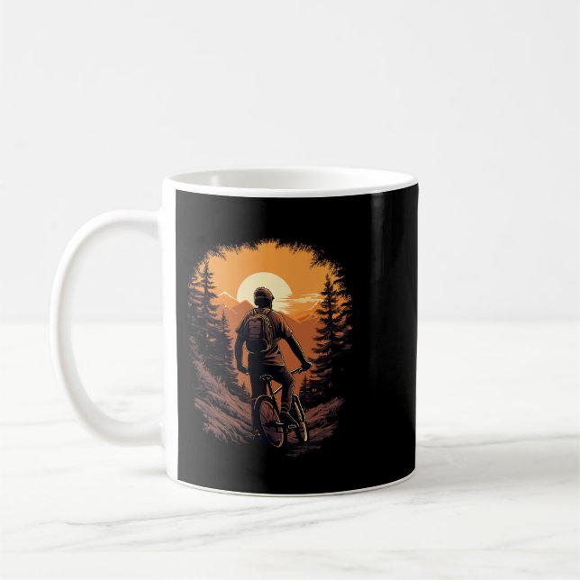 Mountain Bike Accessories Cycling MTB Dirt Bike fo Coffee Mug (Left)