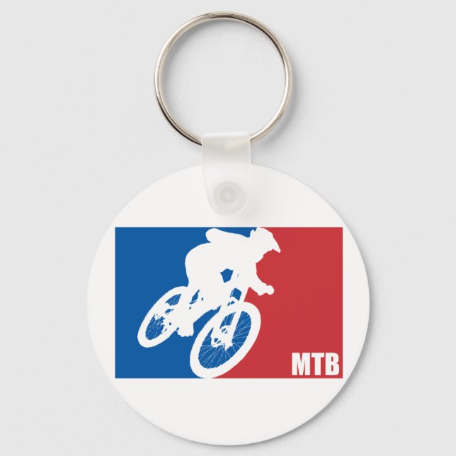 Mountain Bike All-Star Key Ring (Front)