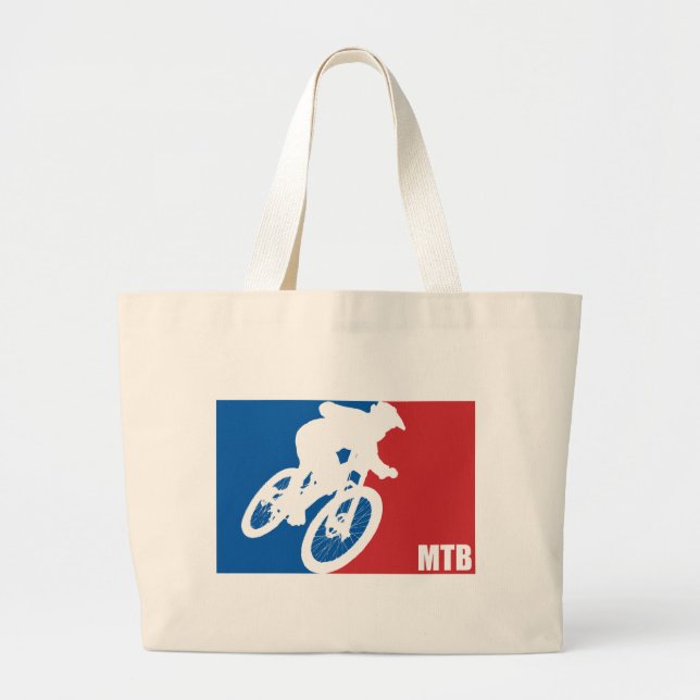 Mountain Bike All-Star Large Tote Bag (Front)