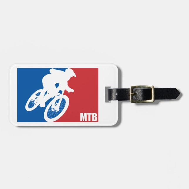 Mountain Bike All-Star Luggage Tag (Front Horizontal)