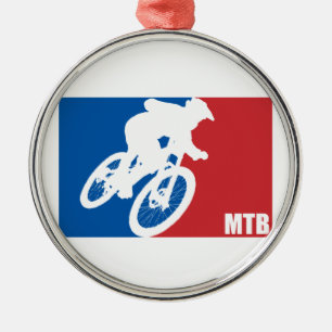 Mountain Bike All-Star Metal Tree Decoration