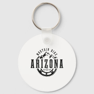 Mountain Bike Arizona Mtb Downhill Biking Vintage Key Ring