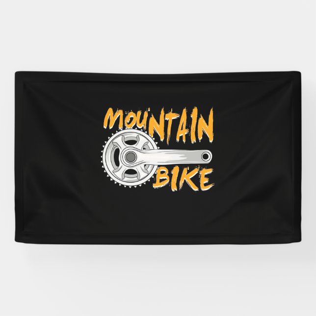 Mountain Bike Art Banner (Horizontal)