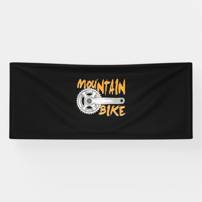 Mountain Bike Art Banner (Horizontal)