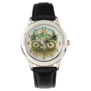 Mountain Bike Art for Nature Lovers & Trail Riders Watch