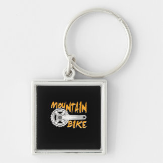Mountain Bike Art Key Ring