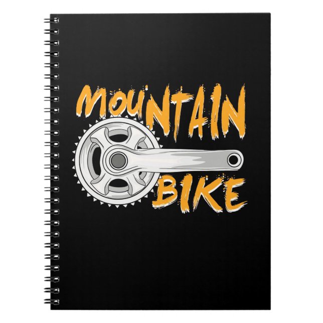 Mountain Bike Art Notebook (Front)