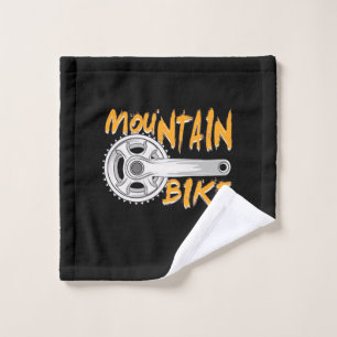 Mountain Bike Art Wash Cloth