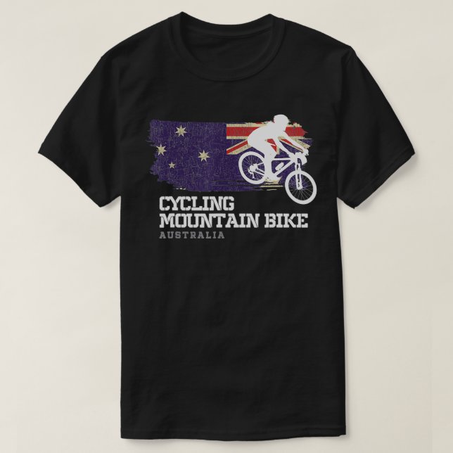 Mountain Bike Australia MTB Biker Biking Womens ba T-Shirt (Design Front)