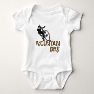 Mountain Bike Baby Bodysuit