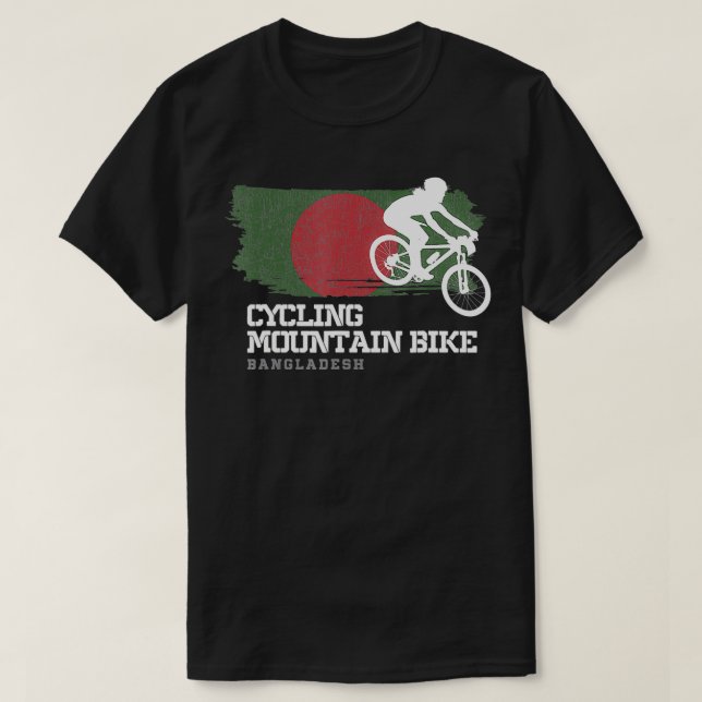 Mountain Bike Bangladesh MTB Biker Biking Womens b T-Shirt (Design Front)