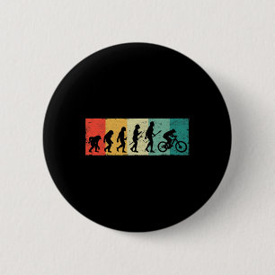 Mountain Bike Biker Mtb Biking Rider Evolution Dow 6 Cm Round Badge