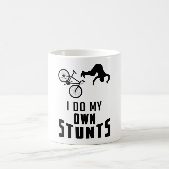 Mountain Bike Biking Bicycle Downhill Gift Idea Coffee Mug (Center)