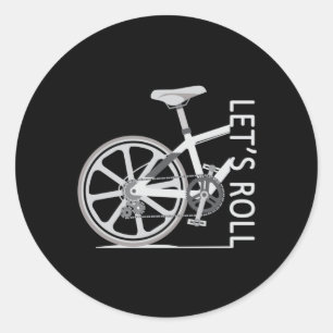 Mountain Bike Biking Bicycle Downhill MTB Gift Classic Round Sticker