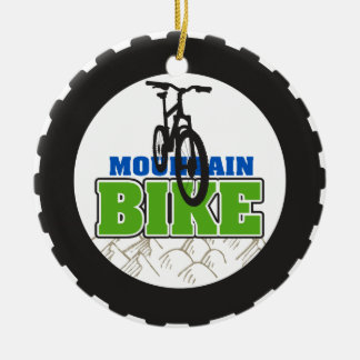 Mountain Bike Biking Ceramic Tree Decoration