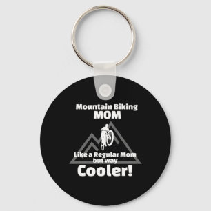 Mountain Bike Biking Gift For Biker Mom Key Ring