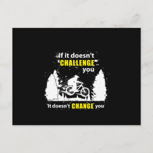 Mountain Bike Biking MTB Bicycle Cycling Gift Idea Postcard