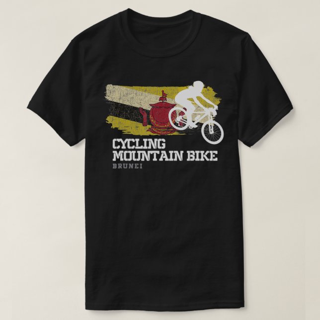 Mountain Bike Brunei MTB Biker Biking Womens proud T-Shirt (Design Front)