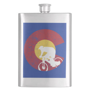 Mountain Bike Colorado Hip Flask