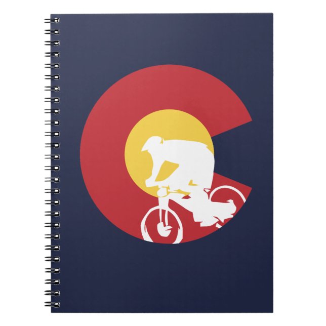 Mountain Bike Colorado Notebook (Front)