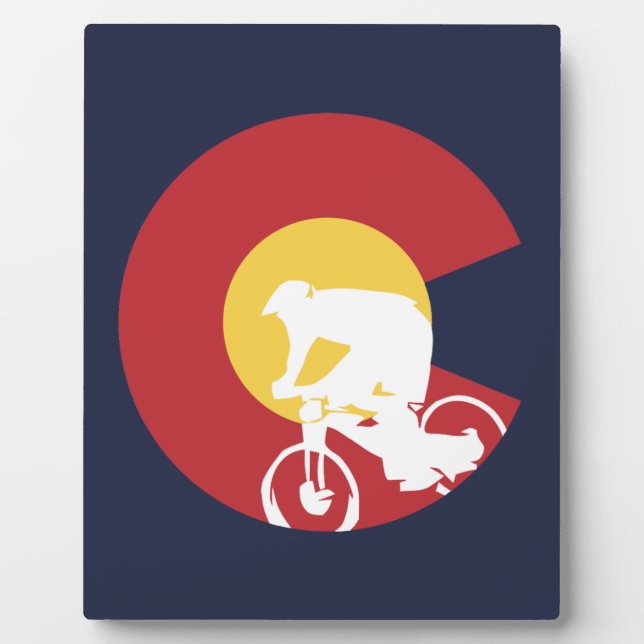 Mountain Bike Colorado Plaque (Front)