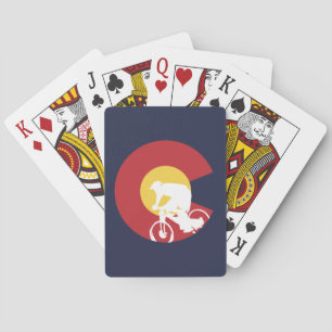 Mountain Bike Colorado Playing Cards