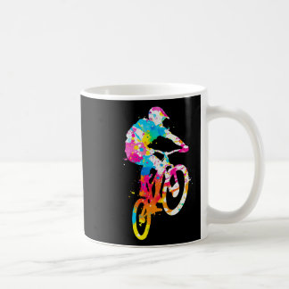 Mountain Bike Colorful Downhill Biker Boys Men Mtb Coffee Mug
