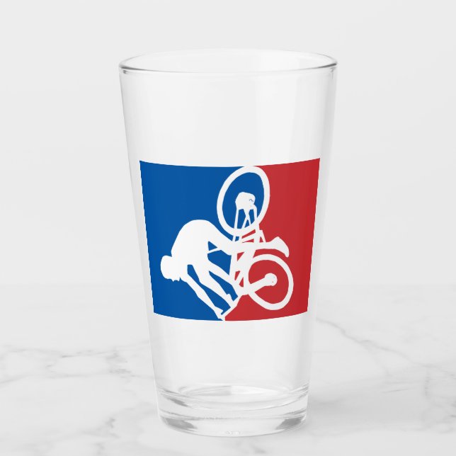 Mountain Bike Crash All Star Glass (Front)