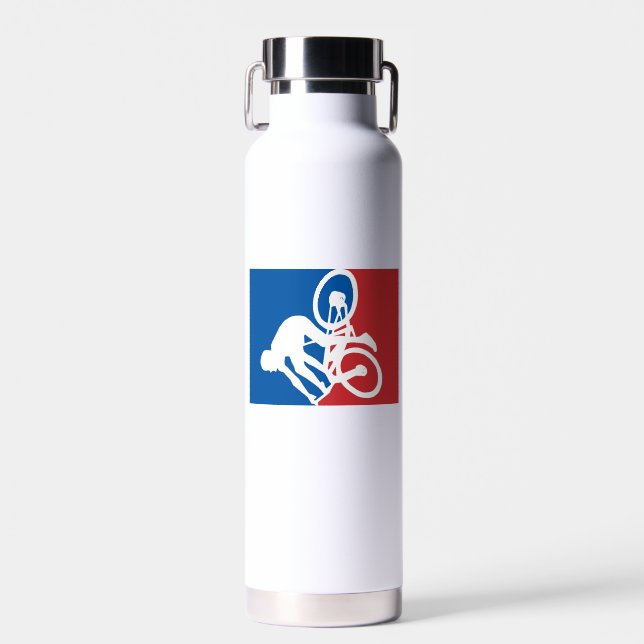 Mountain Bike Crash All Star Water Bottle (Front)