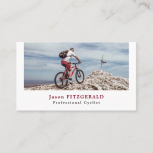 Mountain Bike, Cycling, Bicyclist Business Card