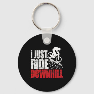 Mountain Bike Design For Mtb Downhill Biking Key Ring