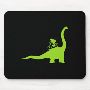 Mountain Bike Dinosaur Mtb Biker Cyclist  Mouse Mat