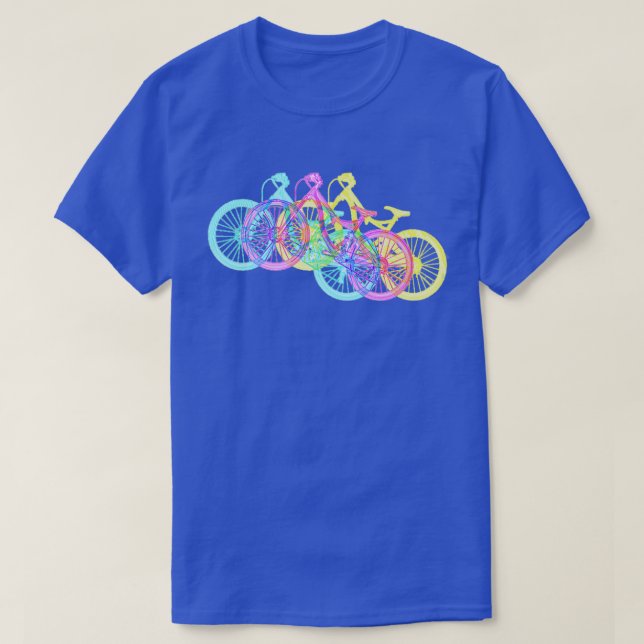 Mountain Bike Down Hill Racer multi colour  T-Shirt (Design Front)