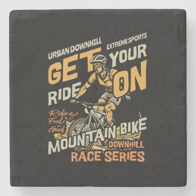 Mountain Bike - Downhil Stone Coaster (Front)
