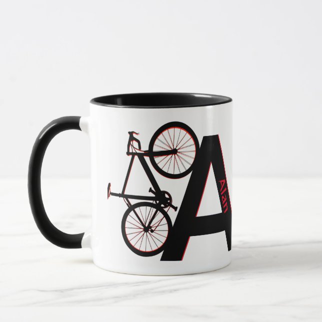 Mountain bike, downhill, bike mug (Left)
