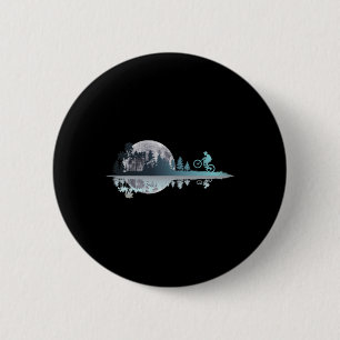 Mountain Bike Downhill Biking Cycling Biker 6 Cm Round Badge