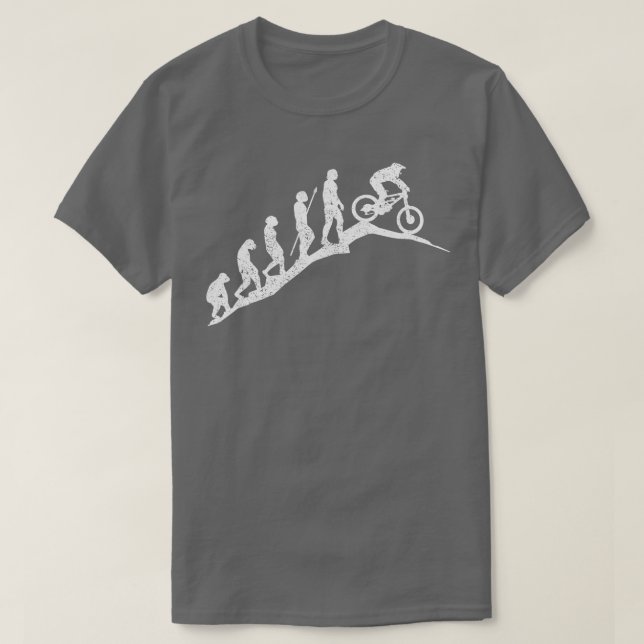 Mountain Bike Downhill Evolution MB Biking Funny G T-Shirt (Design Front)