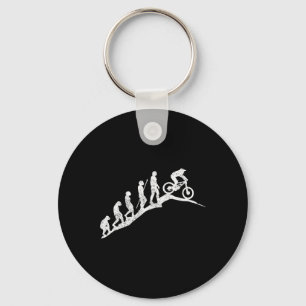 Mountain Bike Downhill Evolution Mtb Biking Funny Key Ring