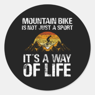 Mountain Bike Downhill - Mountain Biking Mtb Classic Round Sticker