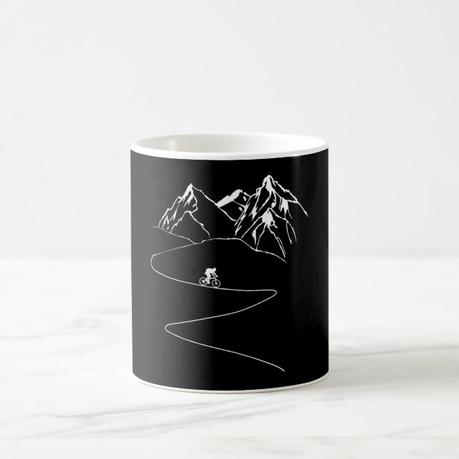 Mountain Bike Downhill MTB Bike Cycling Cyclist Coffee Mug (Center)