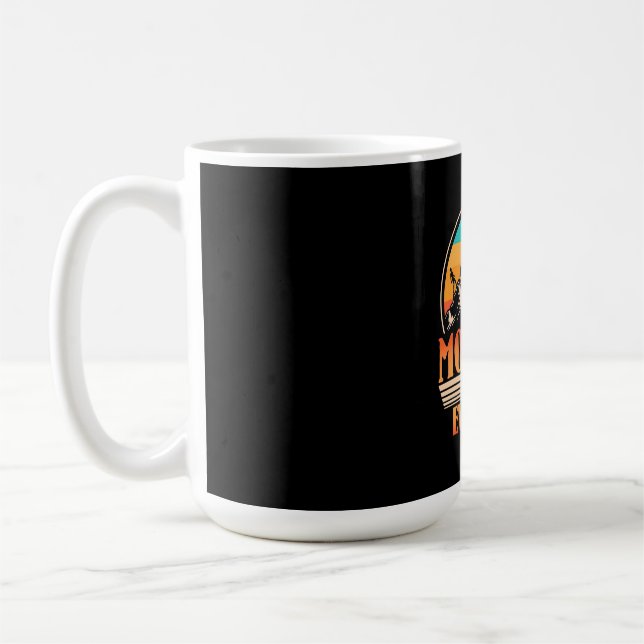 Mountain Bike Evolution Coffee Mug (Left)