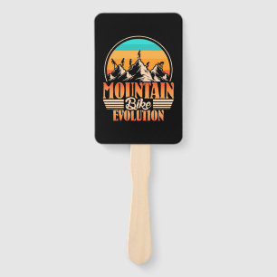 Mountain Bike Evolution Hand Fan