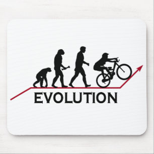 Mountain Bike Evolution Mouse Mat