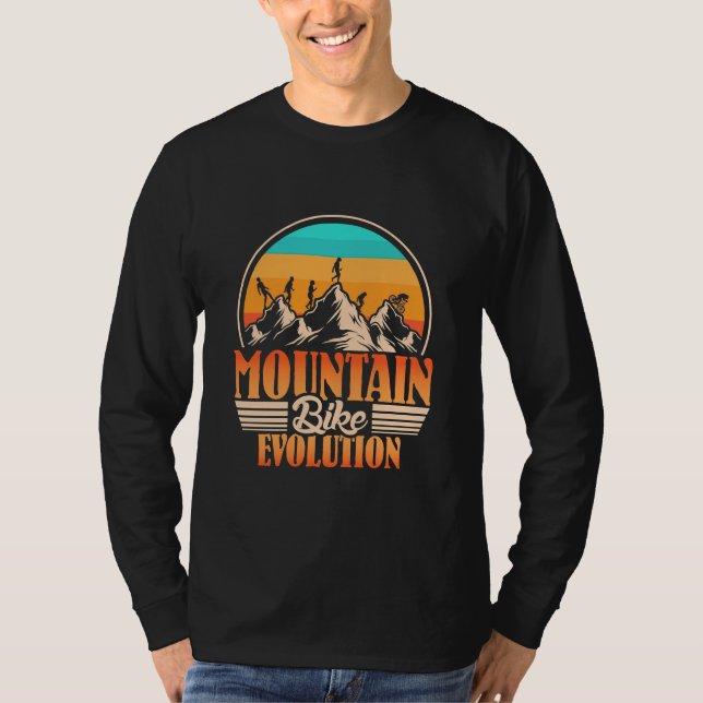 Mountain Bike Evolution T-Shirt (Front)
