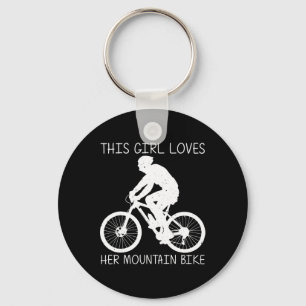Mountain Bike For Girls Kids Mtb Mountain Biking B Key Ring