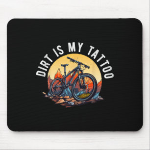 Mountain Bike For Mens Boys Womens Funny Mtb Bikin Mouse Mat